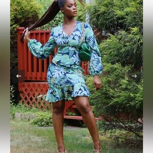 Dress Day Luxury Resort Ruffle Hem Dress NWT - size small | medium